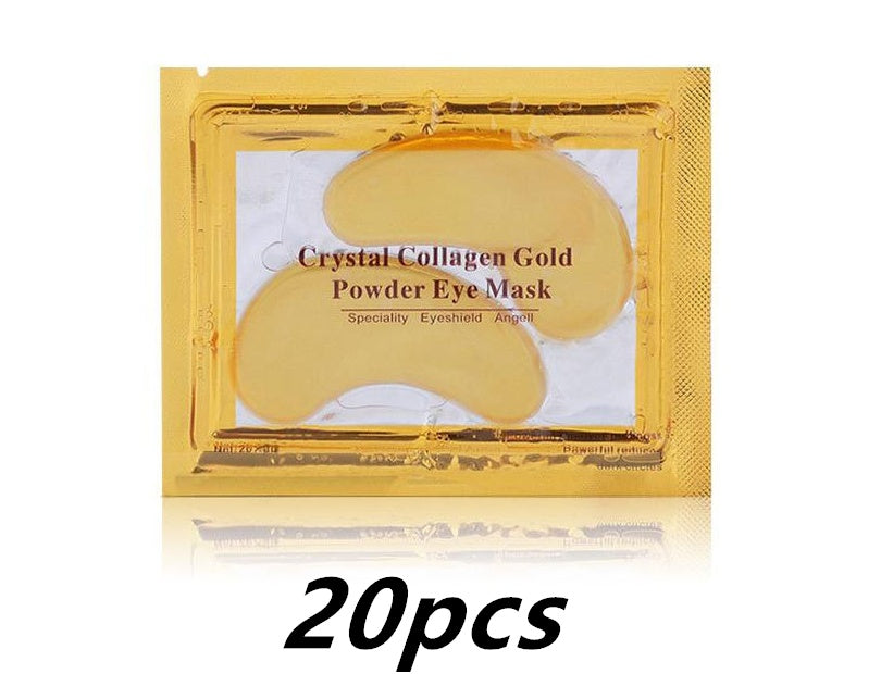 Gold Crystal Collagen Eye Patches — how to use