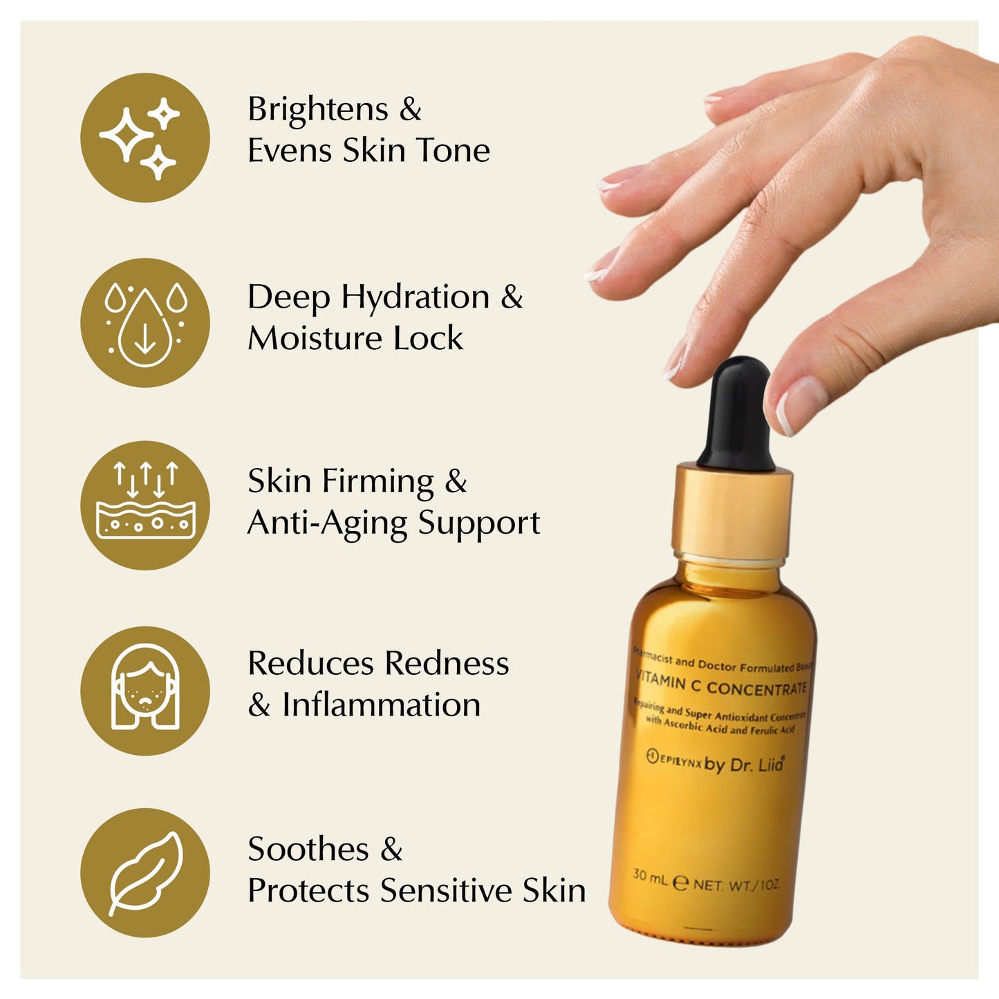 Brightening Vitamin C Glow Serum — listing image lifestyle