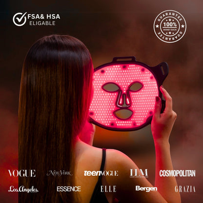 VISO Red Light Therapy Mask — 470 MICRO-LEDs, FDA Cleared