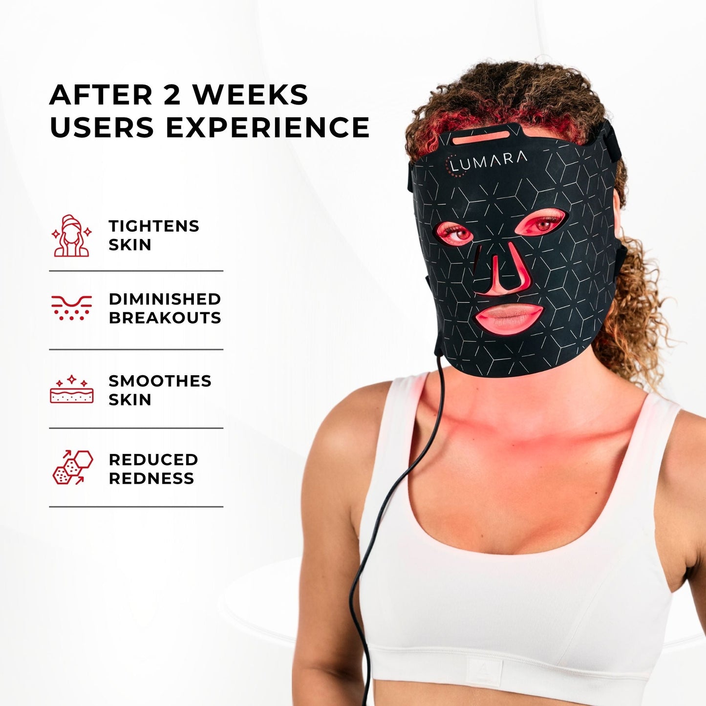 VISO Red Light Therapy Mask — 470 MICRO-LEDs, FDA Cleared