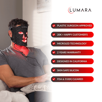 VISO Red Light Therapy Mask — 470 MICRO-LEDs, FDA Cleared