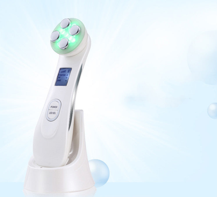 5-in-1 EMS RF Electroporation Beauty Device — LED light modes