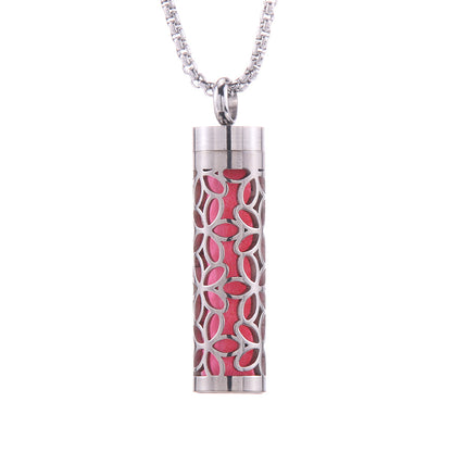Aromatherapy Pendant Necklace — open locket detail