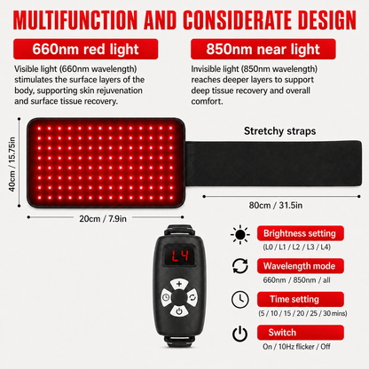 Red Light & Near Infrared Universal Wrap