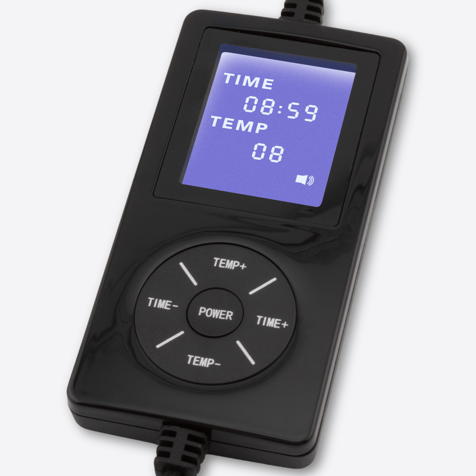 Electric Heated Eye Mask — digital controller and heat settings