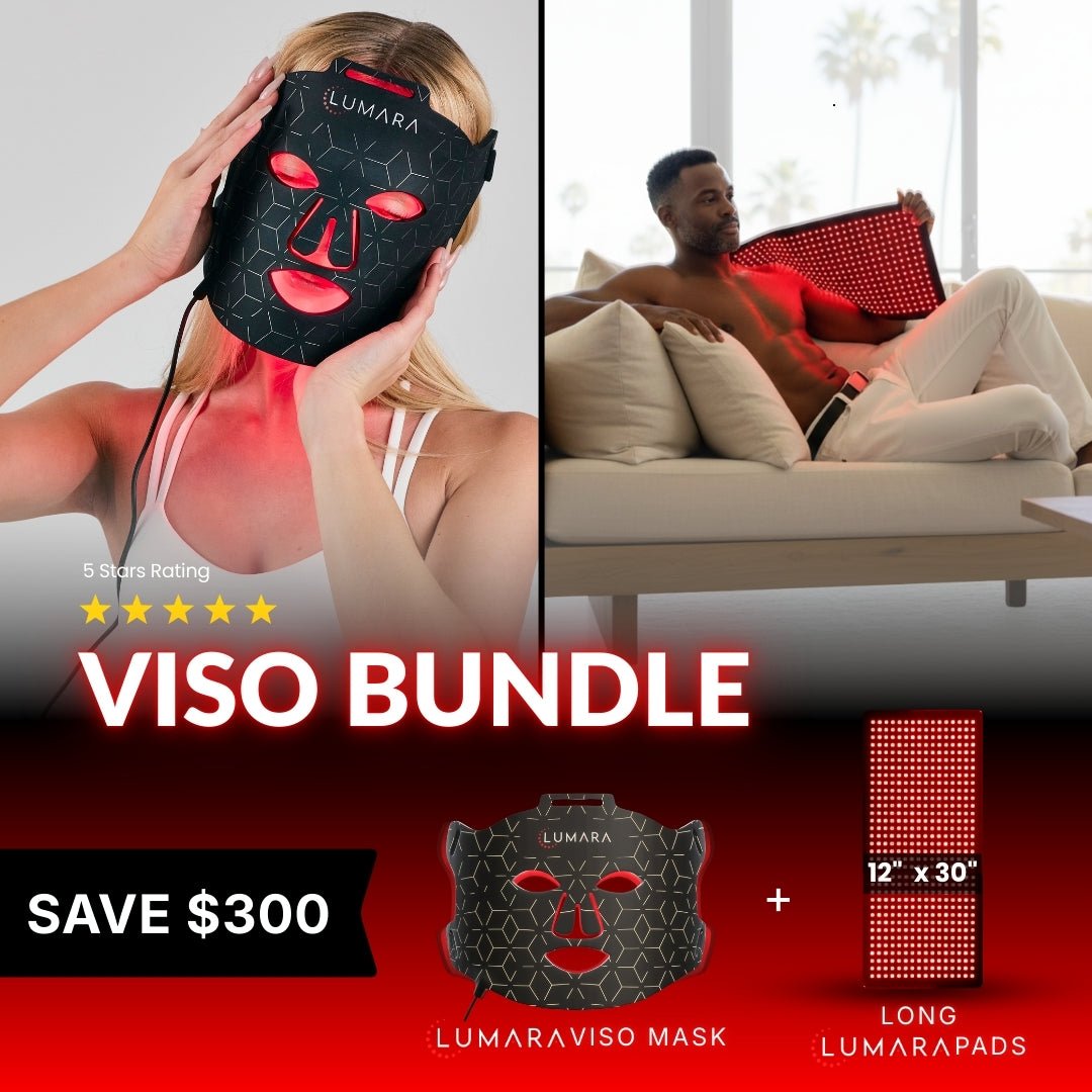 VISO Red Light Therapy Mask — 470 MICRO-LEDs, FDA Cleared