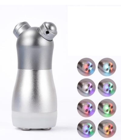 RF & LED Photon Facial Massager with grid of interchangeable LED color heads