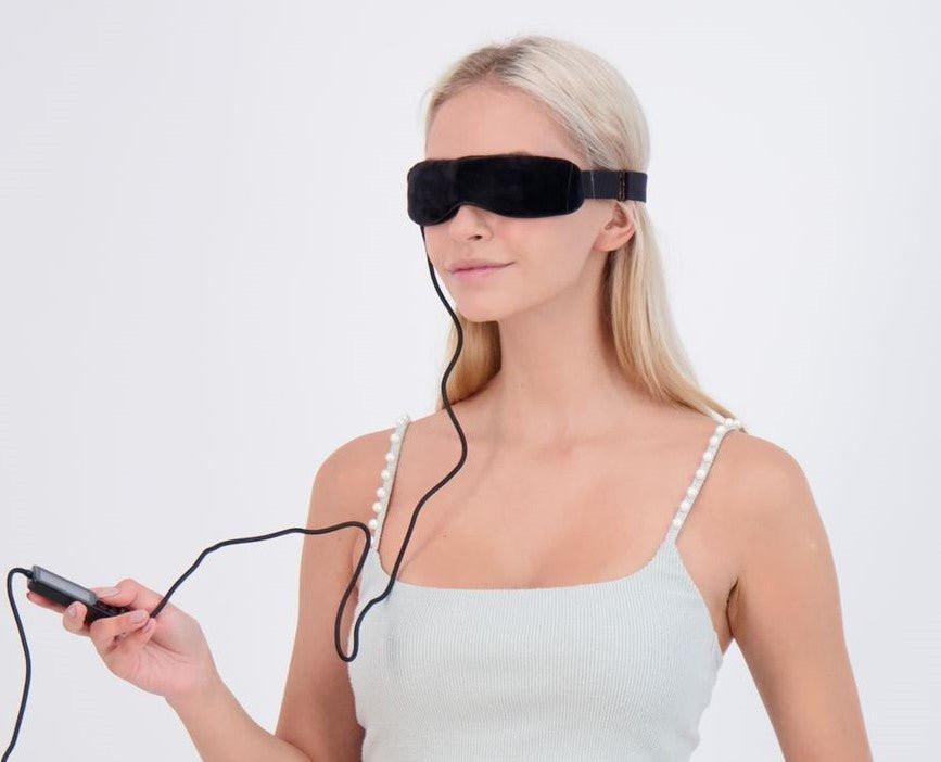 Electric Heated Eye Mask — Warm Compress with Adjustable Heat Settings