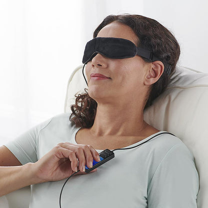Electric Heated Eye Mask — Warm Compress with Adjustable Heat Settings